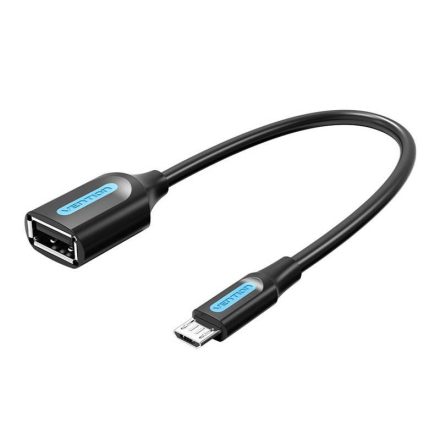 Vention MicroUSB apa - USB-A anya OTG adapter 0.15m (CCUBB)