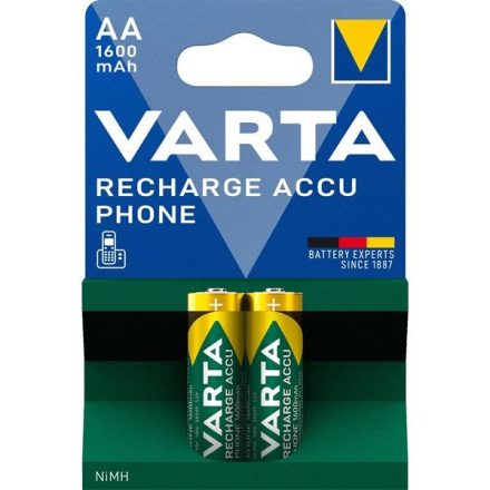 Varta Phone AA 1600mAh ceruza akkumulátor (2db/bliszter) (58399201402)