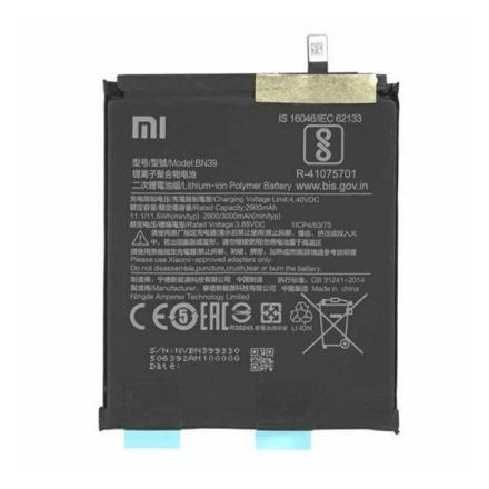 Xiaomi 3000 mAh LI-Polymer belső akku (beépítése szakértelmet igényel) (BN39)
