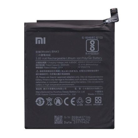 Xiaomi 4000 mAh LI-Polymer belső akku (beépítése szakértelmet igényel) (BN43)