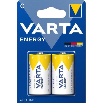 Varta Energy C (LR14) alkáli baby elem (2db/bliszter) (4114229412)