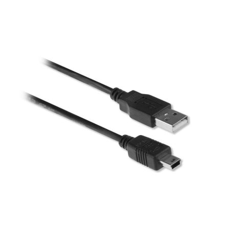 ACT USB-A - miniUSB kábel 1,8m fekete (AC3050)