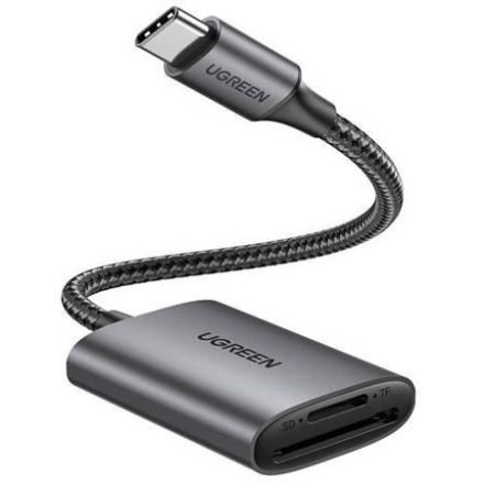 UGREEN CM401 USB-C kártyaolvasó szürke (80888B)