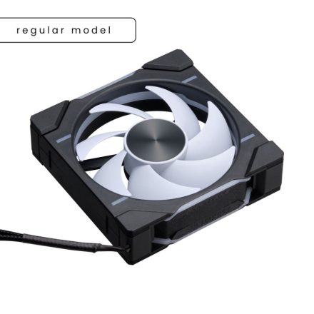 Phanteks PH-F120D30 120MM Regular ház hűtő ventilátor fekete-fehér 3db (PH-F120D30_DRGB_PWM_BK01_3P)