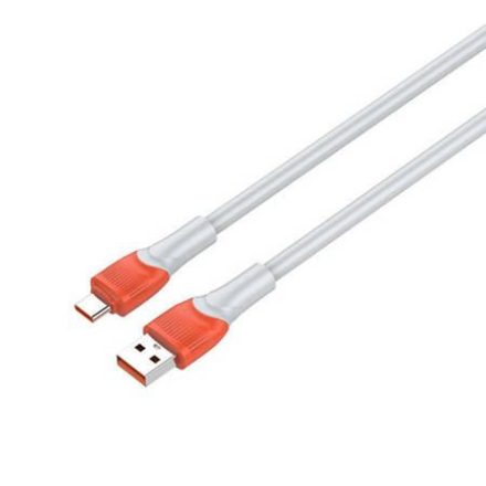 LDNIO LS604 USB-A - USB-C kábel 30W 4m fehér-narancssárga (LS604 type c)