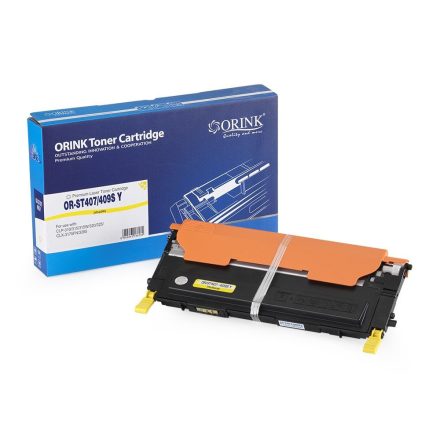 Orink utángyártott Samsung CLP310/CLP315/CLP320 toner sárga (SAO310320YE)