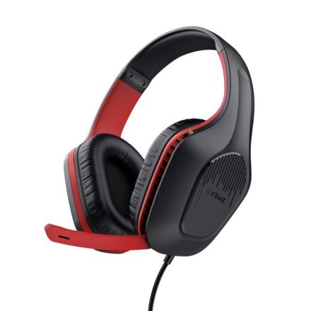 Trust GXT 415S Zirox gaming headset fekete-piros (24995)