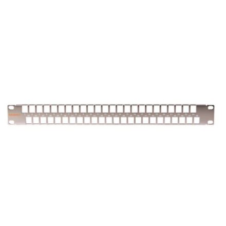 Nikomax UTP patch panel 48 port 19" 1U üres (NMC-RP48-BLANK-1U-MT)