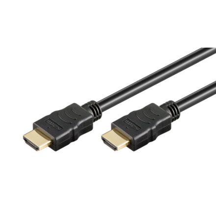 GOOBAY HDMI-HDMI kábel 5m fekete kábel (51822)