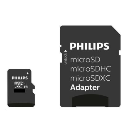 512GB microSDXC Philips CL10 UHS-I U1 + adapter (PH133549)