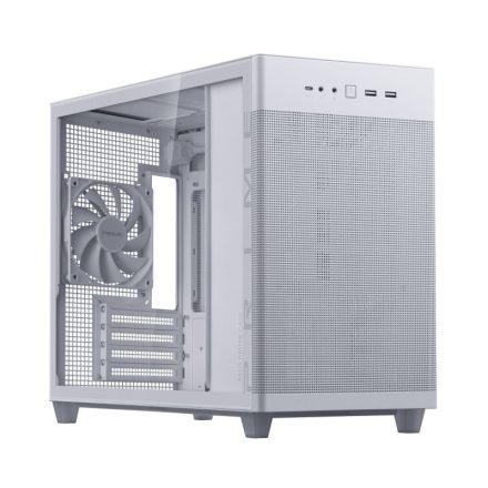 ASUS Prime AP201 táp nélküli MicroATX ház fehér (90DC00G3-B39010)