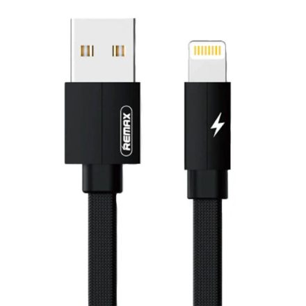 Remax Kerolla USB-A - Lightning kábel 2.4A 1m fekete(RC-094i 1M black)