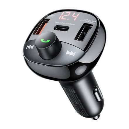 Remax RCC331 autós töltő 2x USB-A - USB-C 54.5W fekete (RCC331)