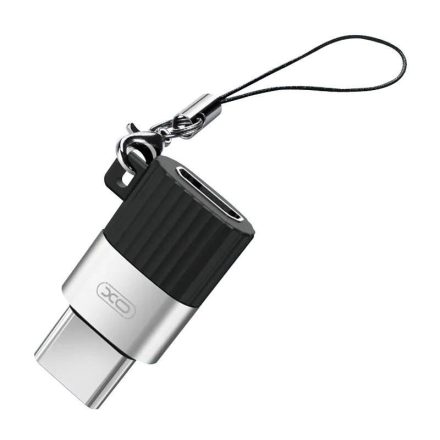 XO  NB149-A micro USB --> USB-C adapter fekete