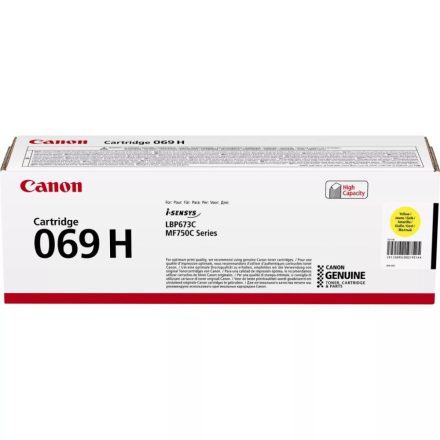 Canon 069H toner sárga (5095C002)