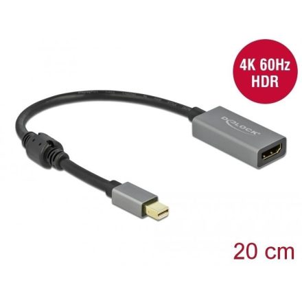 Delock mini DisplayPort 1.4 - HDMI átalakító 4K 60Hz (HDR) (66570)