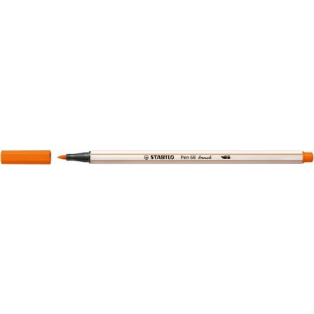 STABILO Pen 68 brush prémium ecsetfilc rugalmas heggyel élénk narancssárga (568/30)