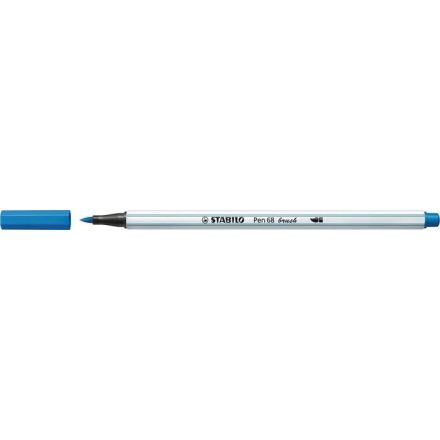 STABILO Pen 68 brush prémium ecsetfilc rugalmas heggyel kék (568/41)