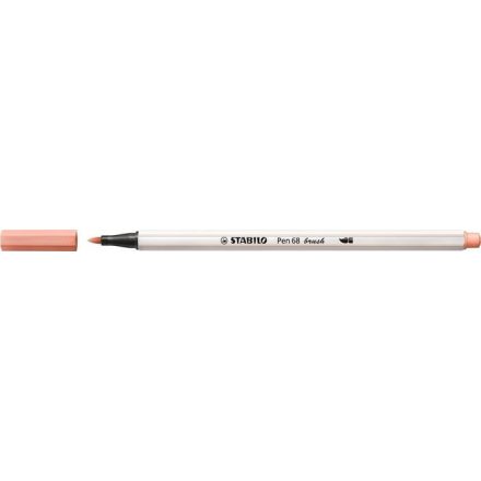 STABILO Pen 68 brush prémium ecsetfilc rugalmas heggyel púderszínű (568/26)