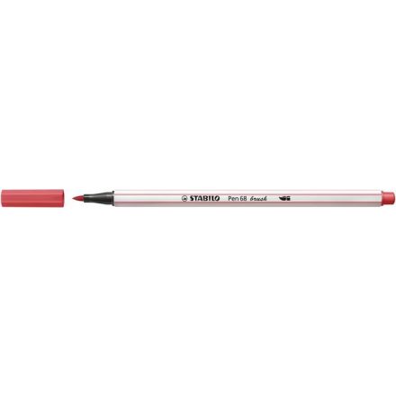 STABILO Pen 68 brush prémium ecsetfilc rugalmas heggyel rozsdavörös (568/47)