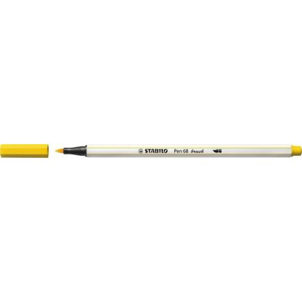 STABILO Pen 68 brush prémium ecsetfilc rugalmas heggyel sárga (568/44)