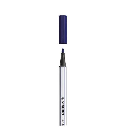 STABILO Pen 68 brush prémium ecsetfilc rugalmas heggyel sötétkék (568/22)