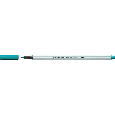 STABILO Pen 68 brush prémium ecsetfilc rugalmas heggyel türkizkék (568/51)