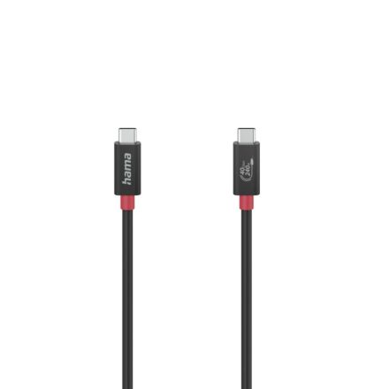 Hama USB-C - USB-C 5A, 240W kábel 1m fekete (200779)