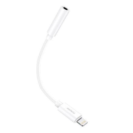 Foneng BM20 Lightning - AUX mini jack 3.5mm adapter fehér (BM20 White)