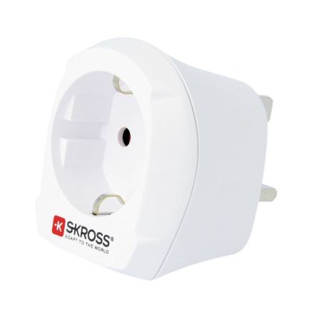 Skross 1.500230-1 Úti adapter CA EU - UK fehér