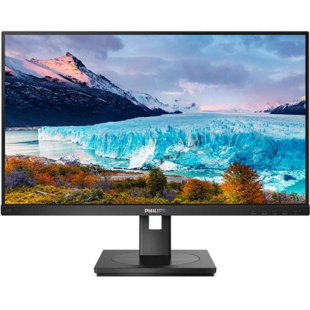 24" Philips 243S1 LCD monitor fekete