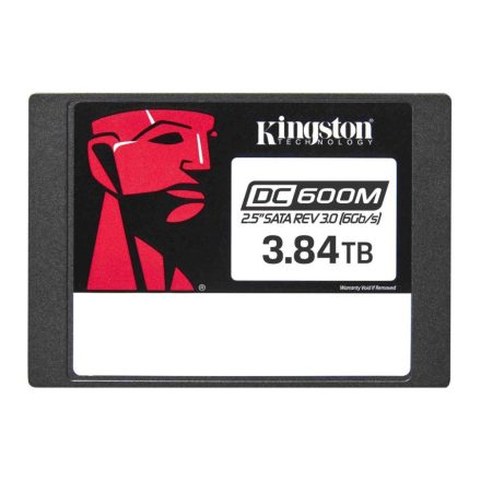 3.84TB Kingston SSD SATA3 2.5" meghajtó DC600M (SEDC600M/3840G)