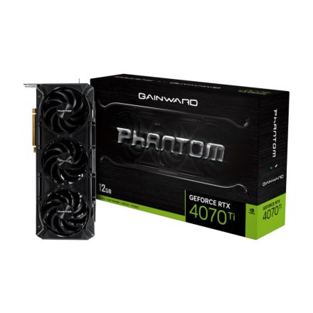 Gainward GeForce RTX 4070 Ti 12GB Phantom videokártya (471056224-3581 / NED407T019K9-1045P)