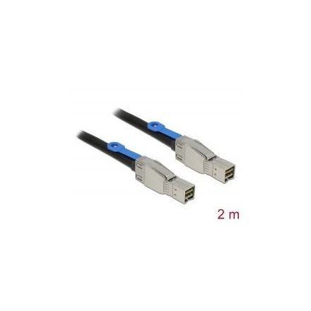 Delock mini SAS HD SFF-8644 > mini SAS HD SFF-8644 kábel 2m (83395)