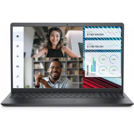 DELL Vostro 3520 Laptop Core i3 1215U 8GB 512GB SSD Linux fekete (N5360PVNB3520EMEA01_UBU)