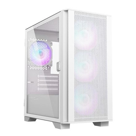 Montech Air 100 ARGB táp nélküli ablakos Micro ATX ház fehér (4710562745252)