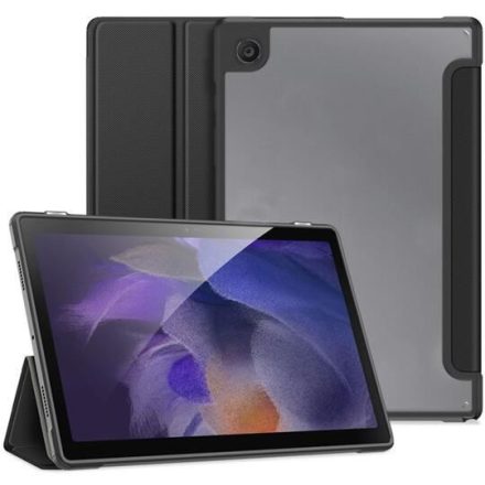 Dux Ducis Toby Samsung Galaxy Tab A8 10.5 bőr hatású tablet tok fekete (GP-122735)