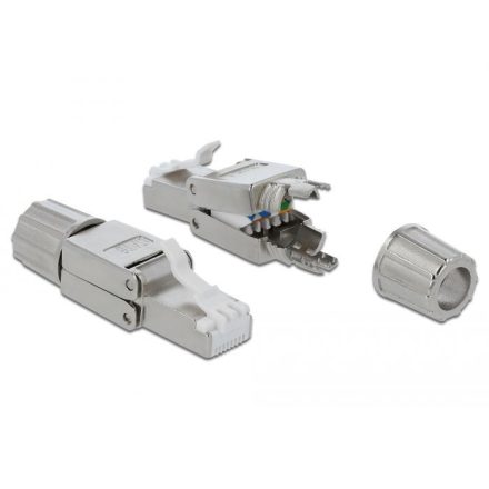 Delock RJ45 Cat.6 STP csatlakozó, szerszám nélkül szerelhető (86476)