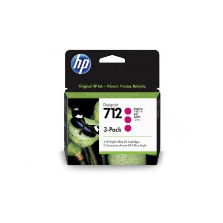 HP 712 tintapatroncsomag magenta (3ED78A)