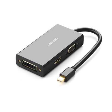 UGREEN mini DisplayPort - HDMI + VGA + DVI fekete (20418)