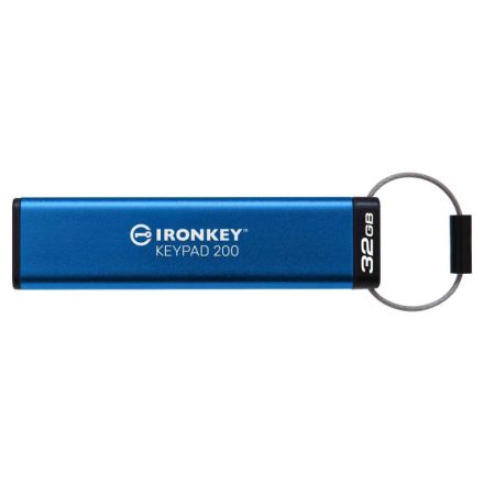 Pen Drive 32GB Kingston IronKey Keypad 200 USB 3.2 Gen 1 (IKKP200/32GB)