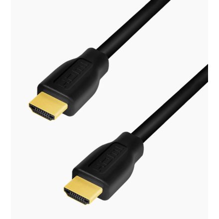 Logilink HDMI-kábel, A/M-A/M, 4K/60 Hz, CCS, fekete, 3 m (CH0102)