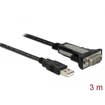 Delock USB 2.0 - 1 x soros RS-232 adapter 3 m (65962)