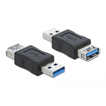 Delock USB-A apa csatlakozó - USB-A anya csatlakozó adat blokkoló (66497)
