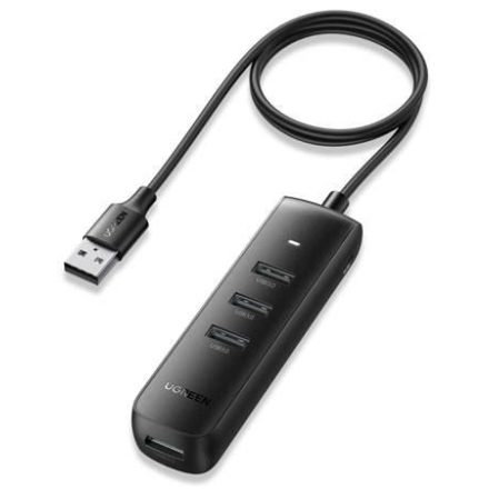 UGREEN CM416 4 az 1-ben USB x4, USB adapter 1m fekete (80657B)