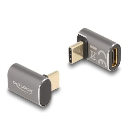 Delock USB-adapter 40 Gb/s USB Type-C  PD 3.0 100 W  8K 60 Hz szürke