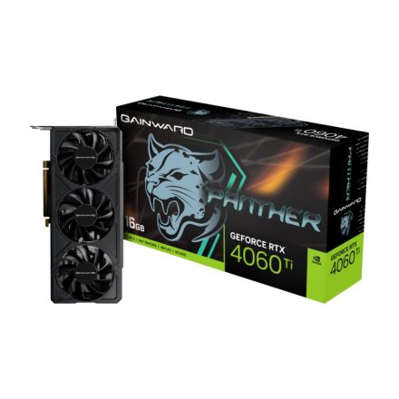 Gainward GeForce RTX 4060 Ti 16GB Panther videokártya (471056224-4120 / NE6406T019T1-1061Z)