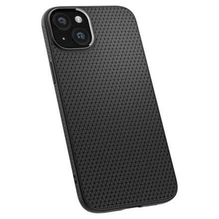 Spigen Liquid Air iPhone 15 tok fekete (ACS06790)