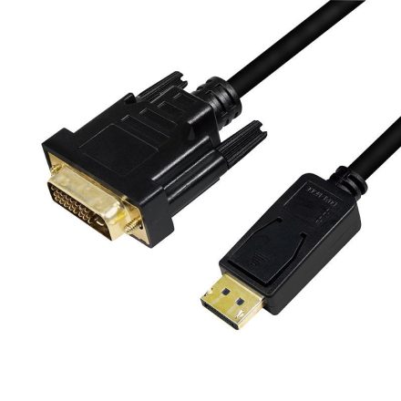 Logilink DisplayPort kábel DP/M DVI/M 1080p 3m fekete (CV0132)