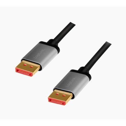 Logilink DisplayPort kábel DP/M-DP/M 8K/60 Hz 1m alu (CDA0104)